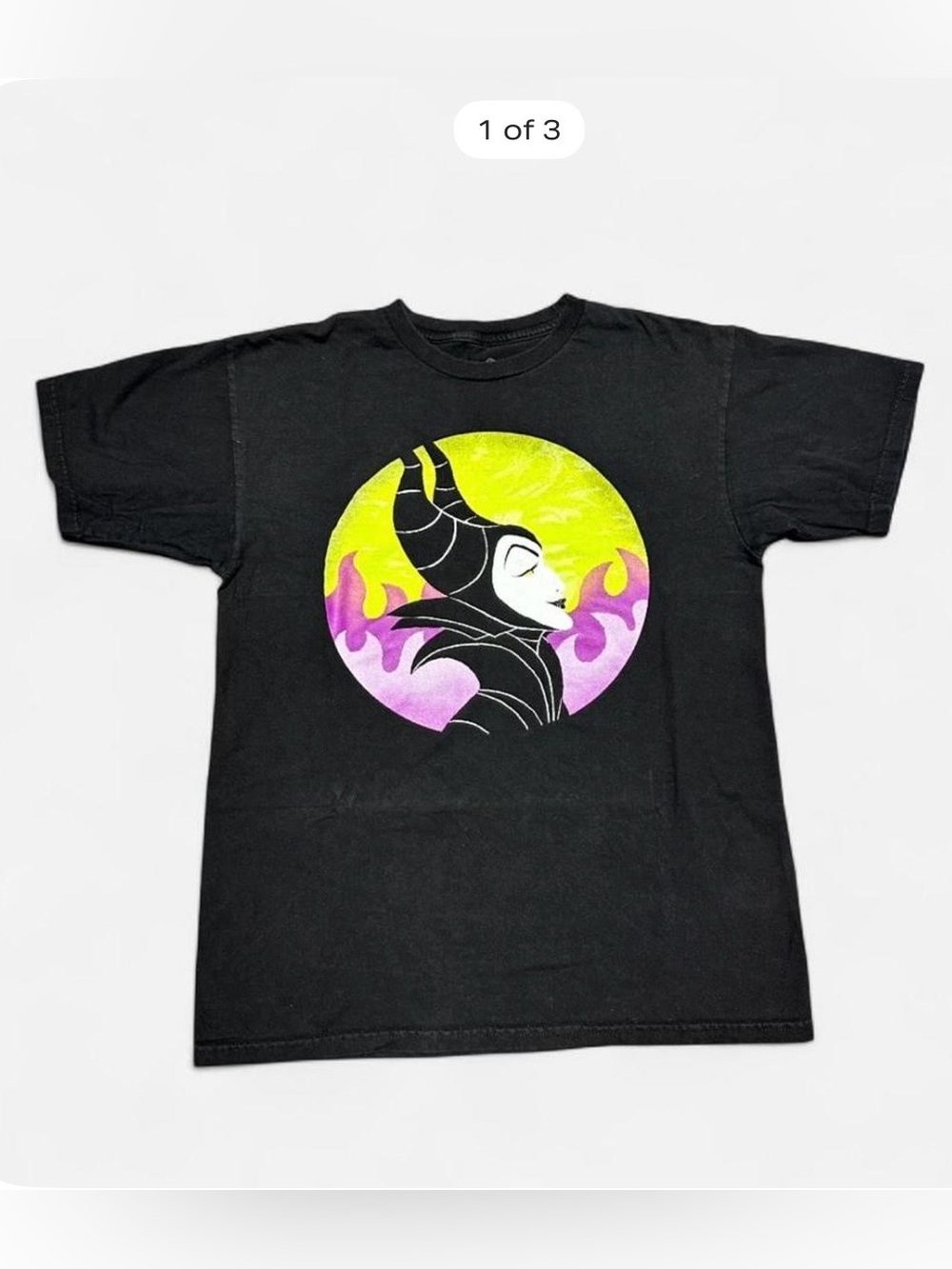 Black Graphic Maleficent-Inspired Tee - Women's Top